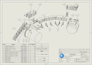 passerelle industrielle